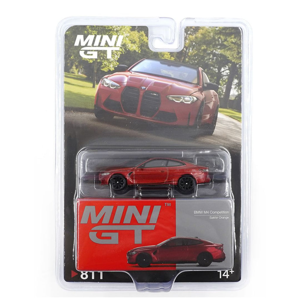 Mini GT #811 BL: BMW M4 Competition (G82) Sakhir Orange – Krazy