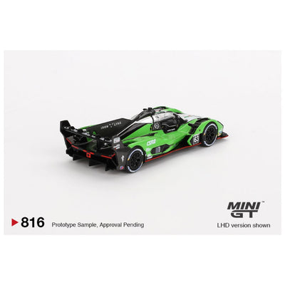 Mini GT #816: Lamborghini SC63 #63 Iron Lynx 2024 IMSA Sebring 12 Hrs 1:64