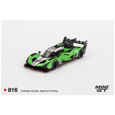 Mini GT #816: Lamborghini SC63 #63 Iron Lynx 2024 IMSA Sebring 12 Hrs 1:64