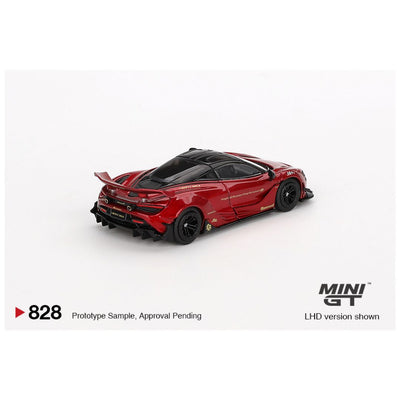 Mini GT #828: McLaren 720S LB★Works Gem Red