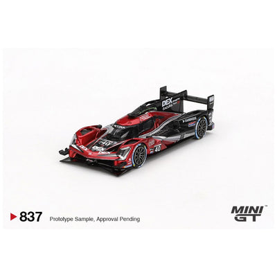 Mini GT #837: Acura ARX-06 GTP #40 Wayne Taylor Racing with Andretti 2024 IMSA Sebring 12Hrs Winner 1:64