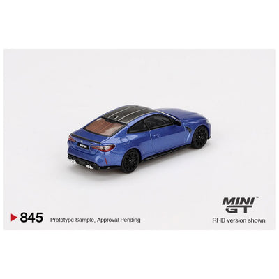 Mini GT #845: BMW M4 Competition (G82) Portimao Blue 1:64