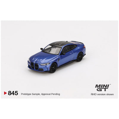 Mini GT #845: BMW M4 Competition (G82) Portimao Blue 1:64