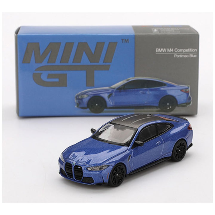 MINIGT  M4 ブルー　LBWK 1/64スケール MINI GT「LB☆WORKS BMW M4」(ベイビーブルー)ミニカー