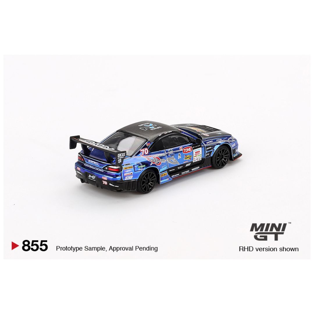 Mini GT #855 BL: Nissan Silvia (S15) D-MAX #70 D-MAX Racing 2023 D1 Grand Prix