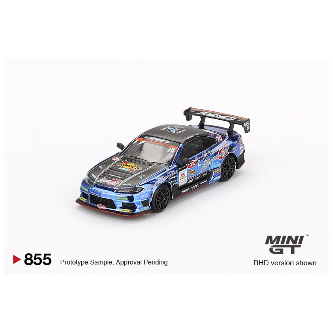 Mini GT #855 BL: Nissan Silvia (S15) D-MAX #70 D-MAX Racing 2023 D1 Grand Prix
