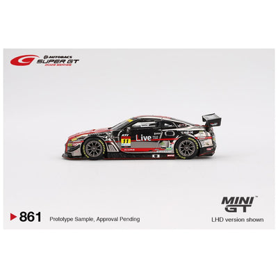 Mini GT #861 BL: Nissan GT-R NISMO GT3 #11 "GAINER TANAX GT-R" GAINER 2023 SUPER GT SERIES