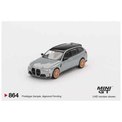 Mini GT #864: BMW M3 Competition Touring Brooklyn Grey