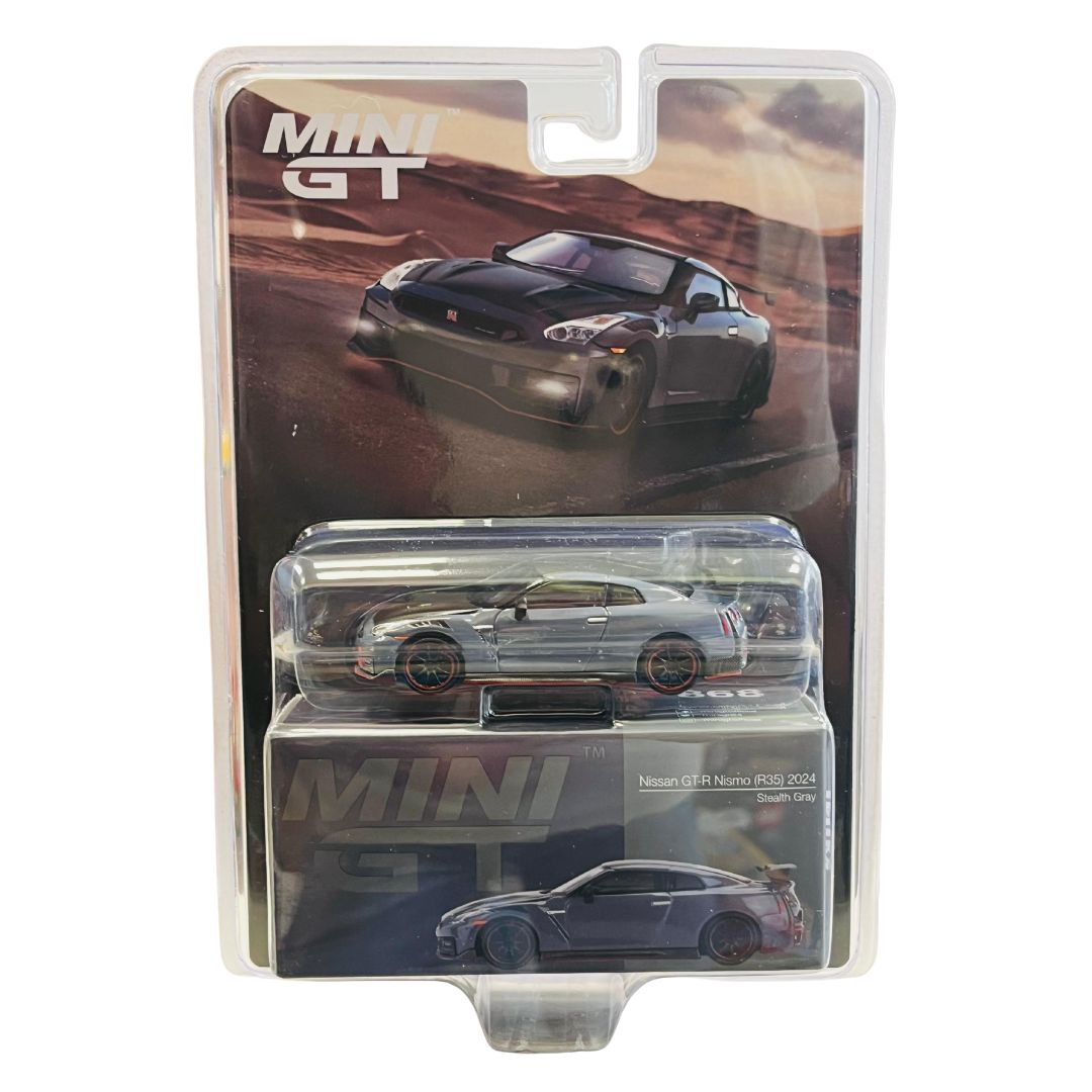 Mini GT #868 BL: Nissan GT-R Nismo 2024 NISMO Stealth Gray