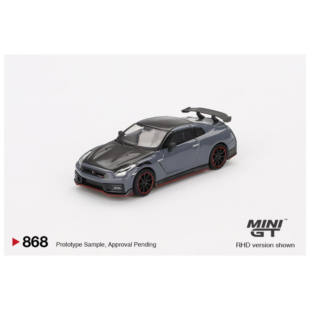 Mini GT #868: Nissan GT-R Nismo 2024 NISMO Stealth Gray – Krazy