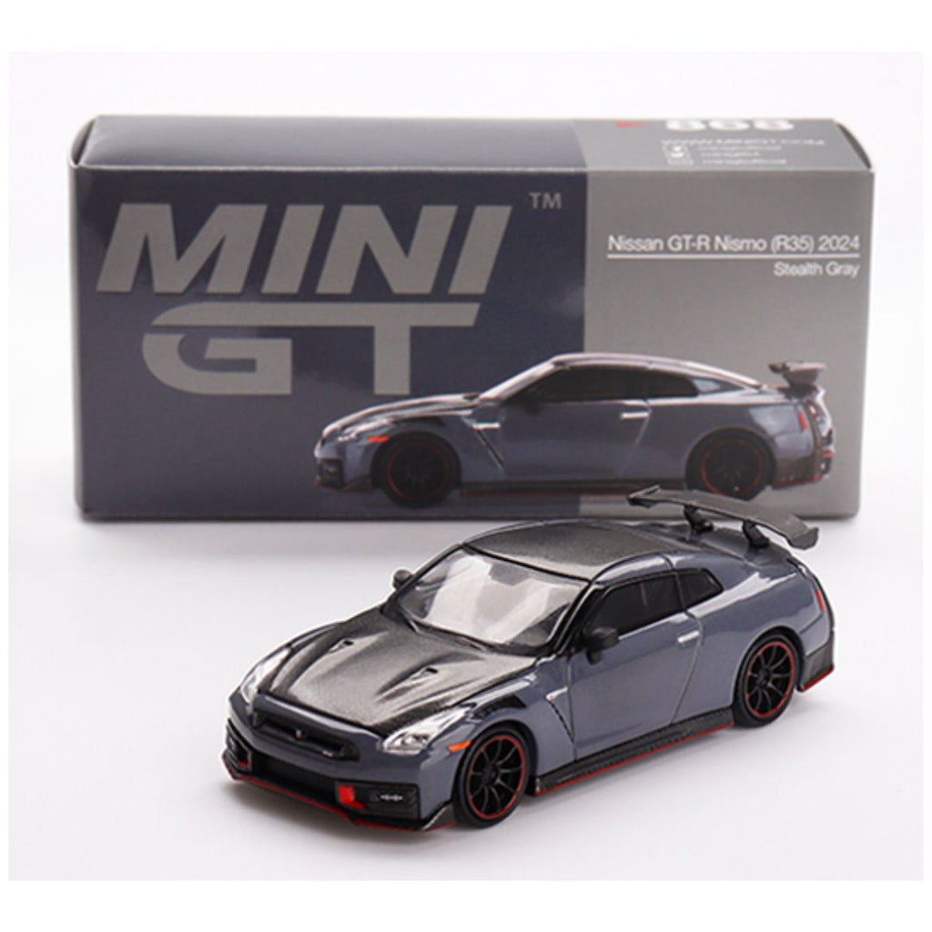 Mini GT #868: Nissan GT-R Nismo 2024 NISMO Stealth Gray