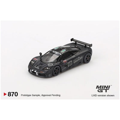 Mini GT #870: McLaren F1 GTR #59 1995 Le Mans 24Hr Winner Post-Race Weathered