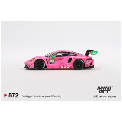 Mini GT #872: Porsche 911 GT3 R #80 AO Racing 2023 IMSA VIRginia Roxy 1:64