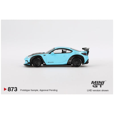Mini GT #873: Toyota GR86 LB★Nation Baby Blue 1:64