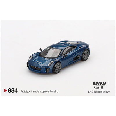 Mini GT #884: Jaguar C-X75 Blue 1:64