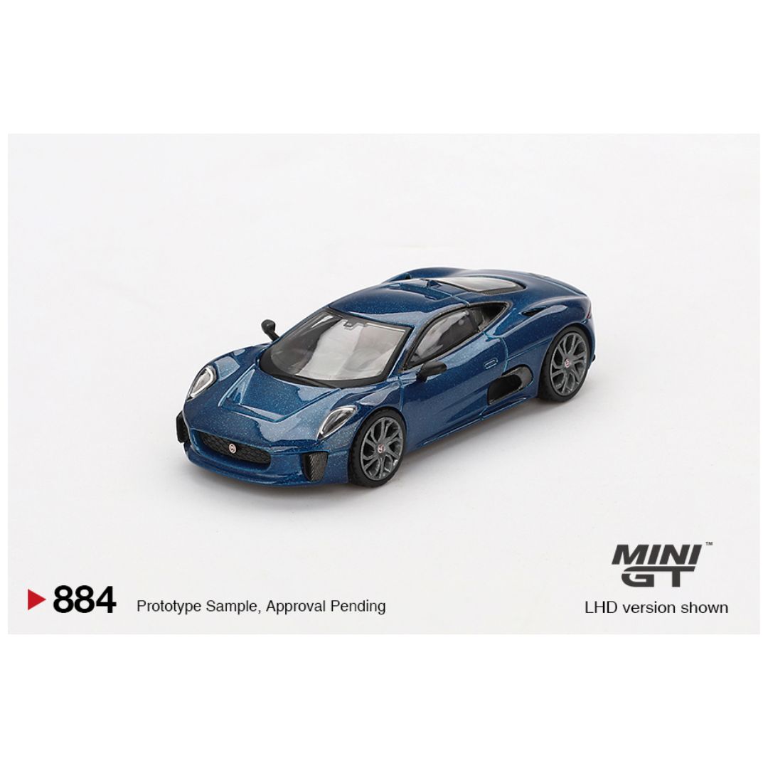 Mini GT #884: Jaguar C-X75 Blue 1:64