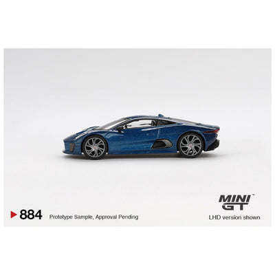 Mini GT #884: Jaguar C-X75 Blue 1:64