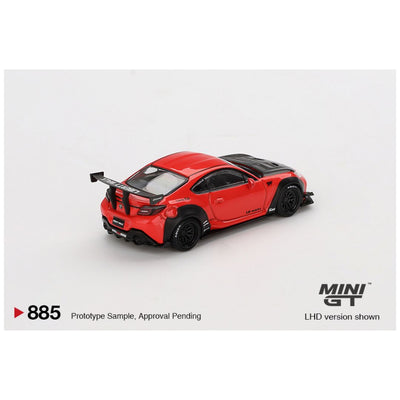 Mini GT #885: Toyota GR86 LB★Nation Red 1:64