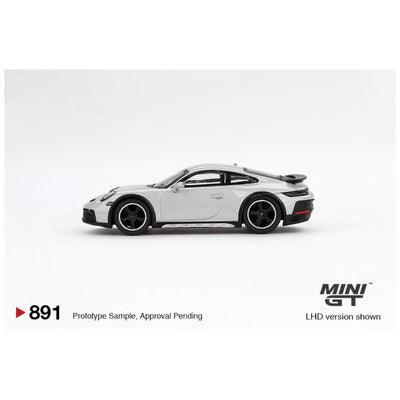 Mini GT #891: Porsche 911 Dakar Ice Gray Metallic 1:64