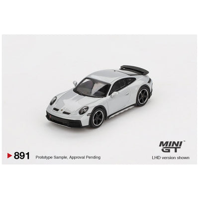 Mini GT #891: Porsche 911 Dakar Ice Gray Metallic 1:64