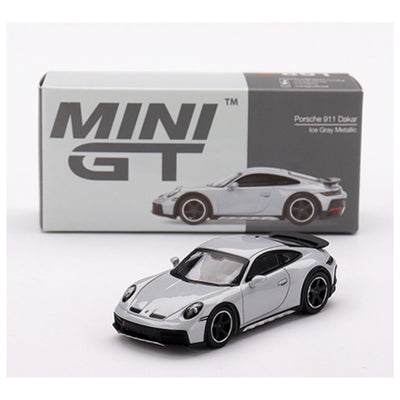 Mini GT #891: Porsche 911 Dakar Ice Gray Metallic 1:64