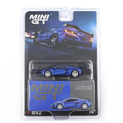 Mini GT #892 BL Chevrolet Corvette Z06 2023 Elkhart Lake Blue Metallic
