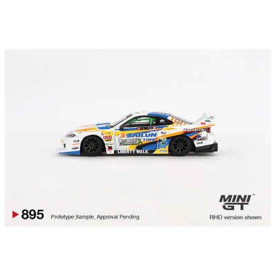 Mini GT #895: Nissan LB-Super Silhouette S15 SILVIA #555 2023 Formula Drift Japan 1:64