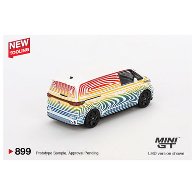 Mini GT #899: Volkswagen ID. Buzz Prototype "Rainbow" 1:64