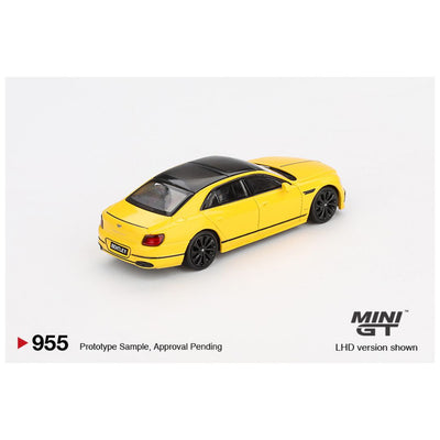 Mini GT #955: Bentley Flying Spur Monaco Yellow 1:64