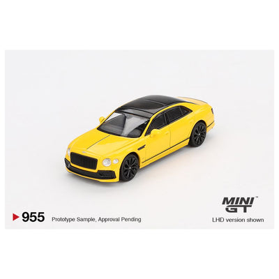 Mini GT #955: Bentley Flying Spur Monaco Yellow 1:64