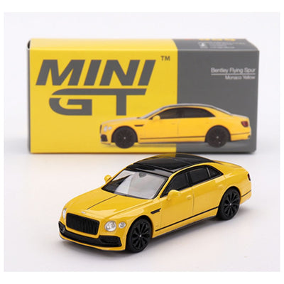 Mini GT #955: Bentley Flying Spur Monaco Yellow 1:64