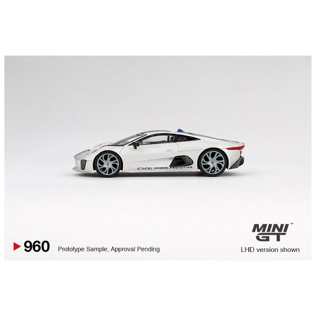 Mini GT #960: Jaguar C-X75 Silver 1:64