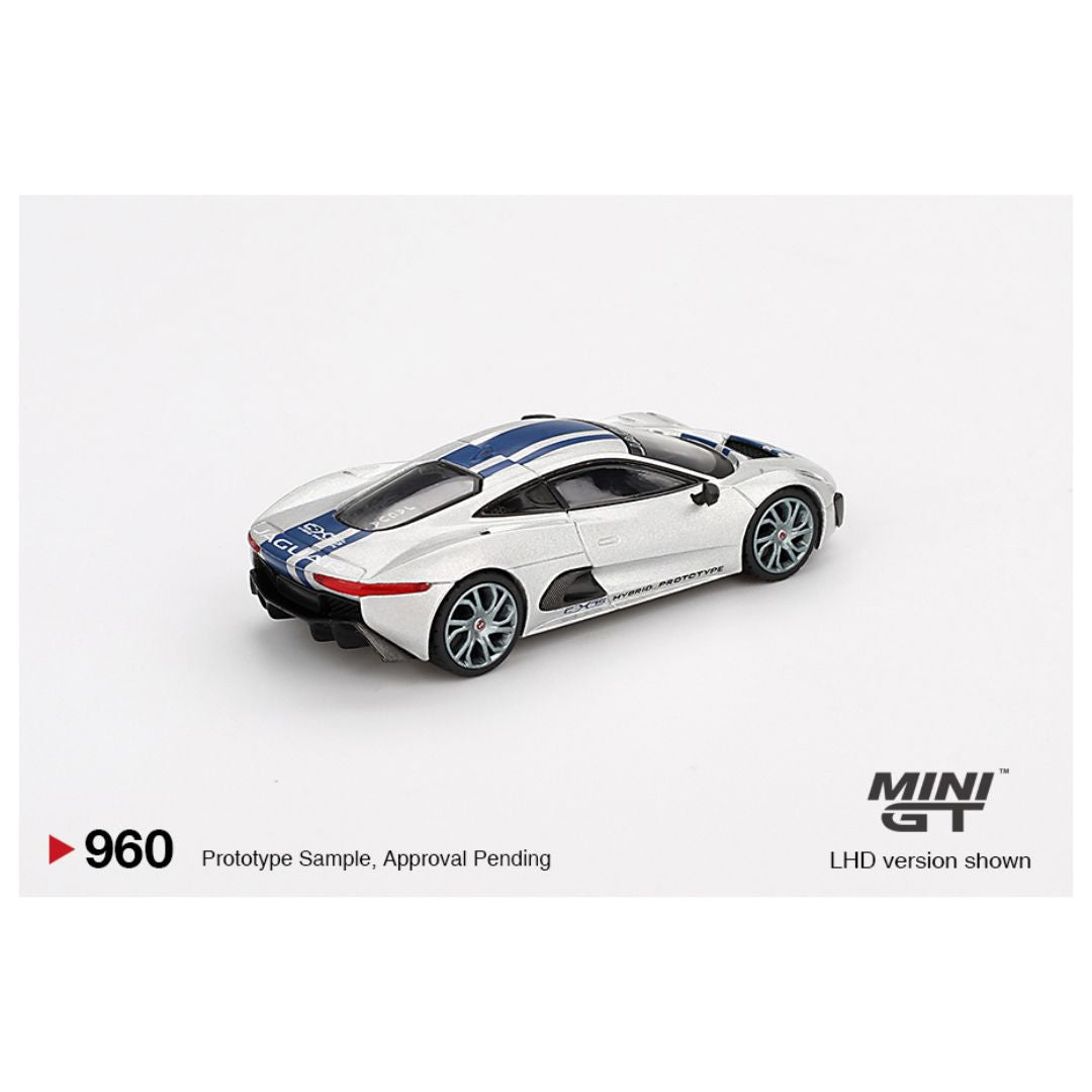 Mini GT #960: Jaguar C-X75 Silver 1:64