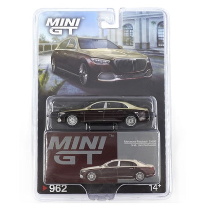 Mini GT #962: BL Mercedes-Maybach S 680 Gold / Dark Red Metallic