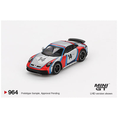Mini GT #964: Porsche 911 Dakar Ice Grey Metallic "Rally 1978"