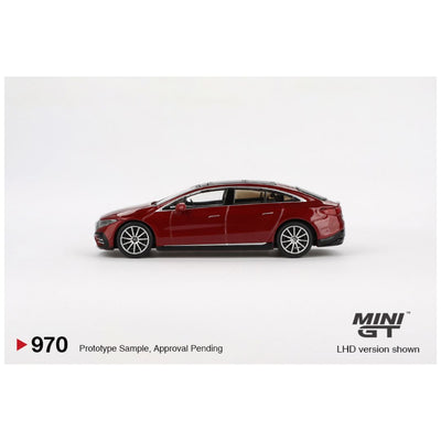 Mini GT #970: Mercedes-Benz EQS 580 4MATIC Red Metallic