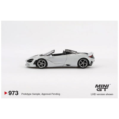 Mini GT #973: McLaren 750S Spider Cirrus Grey