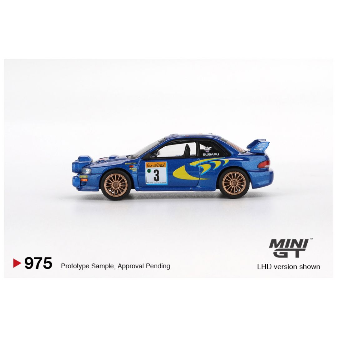 Mini GT #975: Subaru Impreza WRC98 1998 Rally Monte-Carlo 3rd Place #3