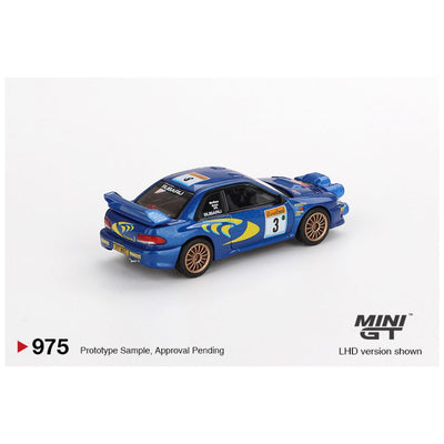 Mini GT #975: Subaru Impreza WRC98 1998 Rally Monte-Carlo 3rd Place #3