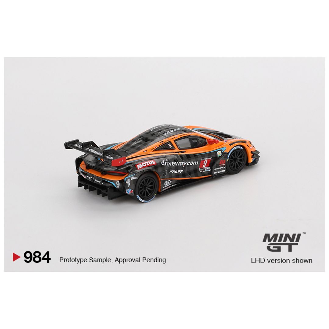 Mini GT #984: McLaren 720S GT3 Evo Pfaff Motorsports 2024 IMSA Daytona 24 Hrs