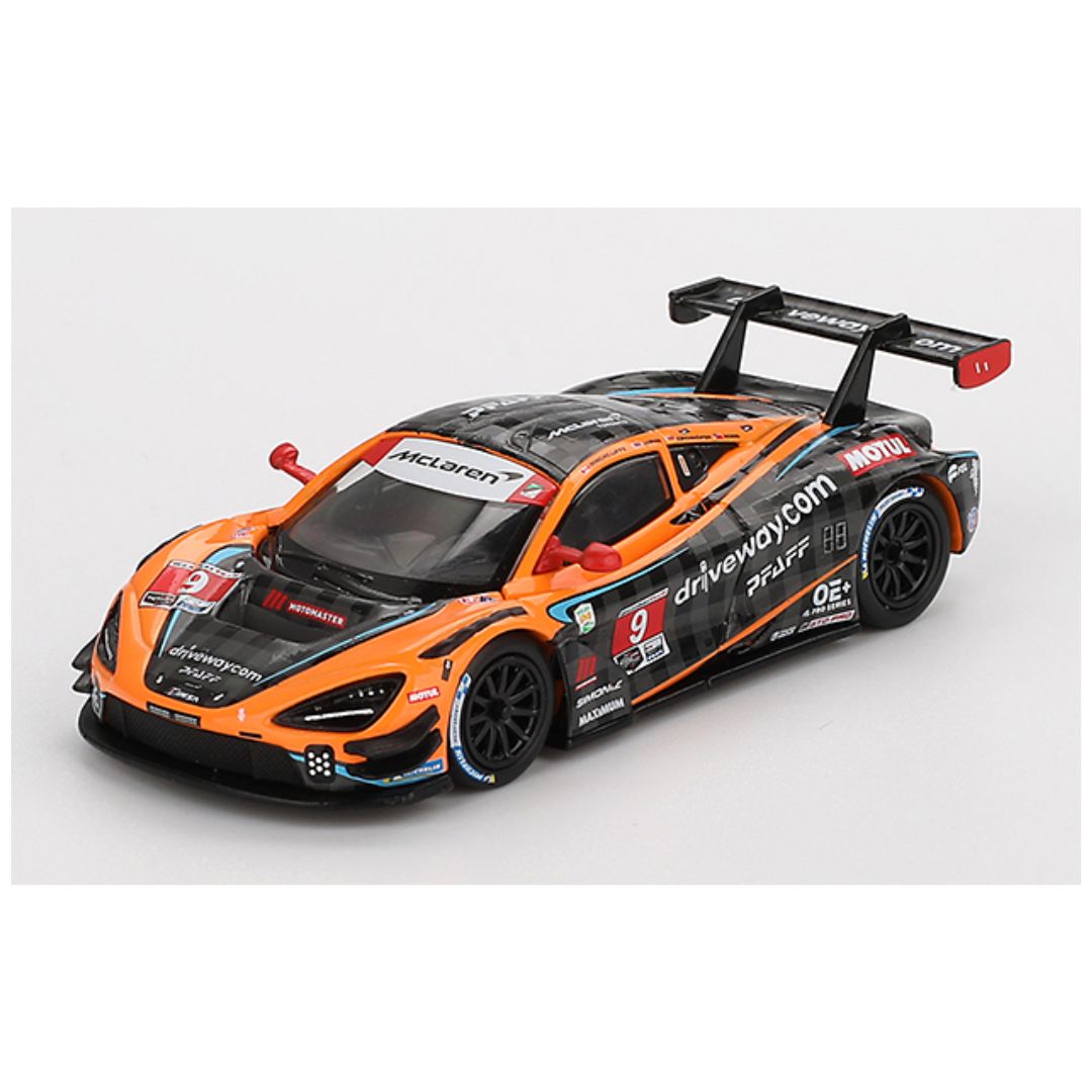 Mini GT #984: McLaren 720S GT3 Evo Pfaff Motorsports 2024 IMSA Daytona 24 Hrs