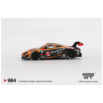Mini GT #984: McLaren 720S GT3 Evo Pfaff Motorsports 2024 IMSA Daytona 24 Hrs