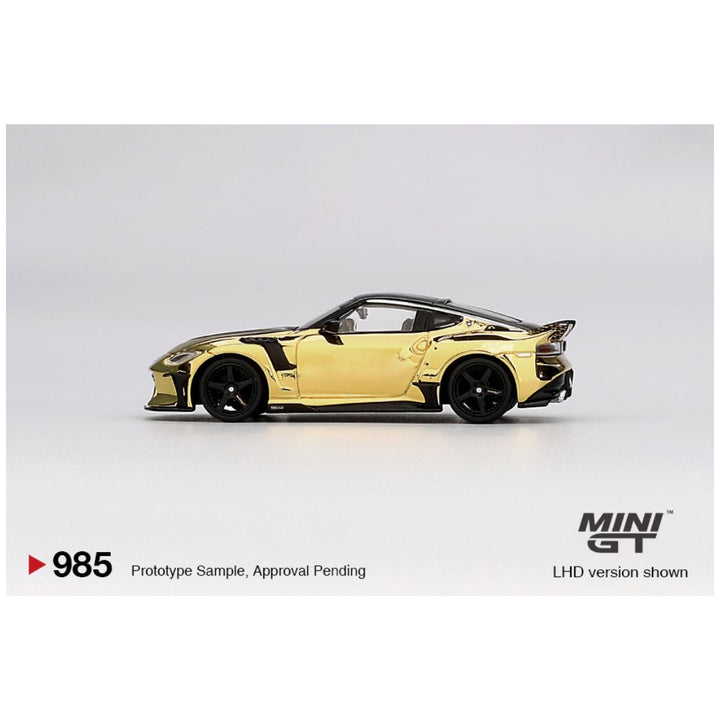 Mini GT #985 BL: Nissan Z VeilSide FFZ400 Gold Chrome – Krazy