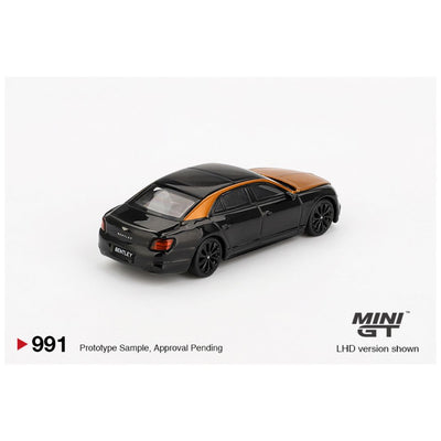 Mini GT #991: Bentley Flying Spur Orange Flame / Onyx