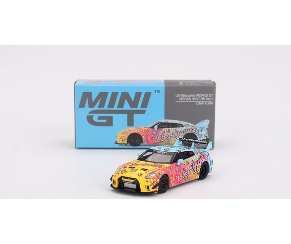 Mini GT #742: LB-Silhouette WORKS GT NISSAN 35GT-RR Ver.1 LBWK KUMA