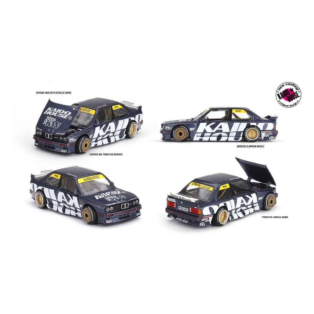Mini GT Kaido House #154: BMW M3 (E30) Kaido Works V1 1:64