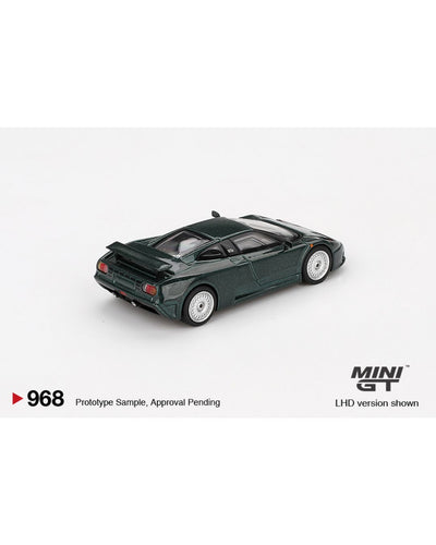 Mini GT #968: Bugatti EB110 GT Verde Scuro