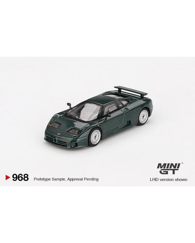Mini GT #968: Bugatti EB110 GT Verde Scuro