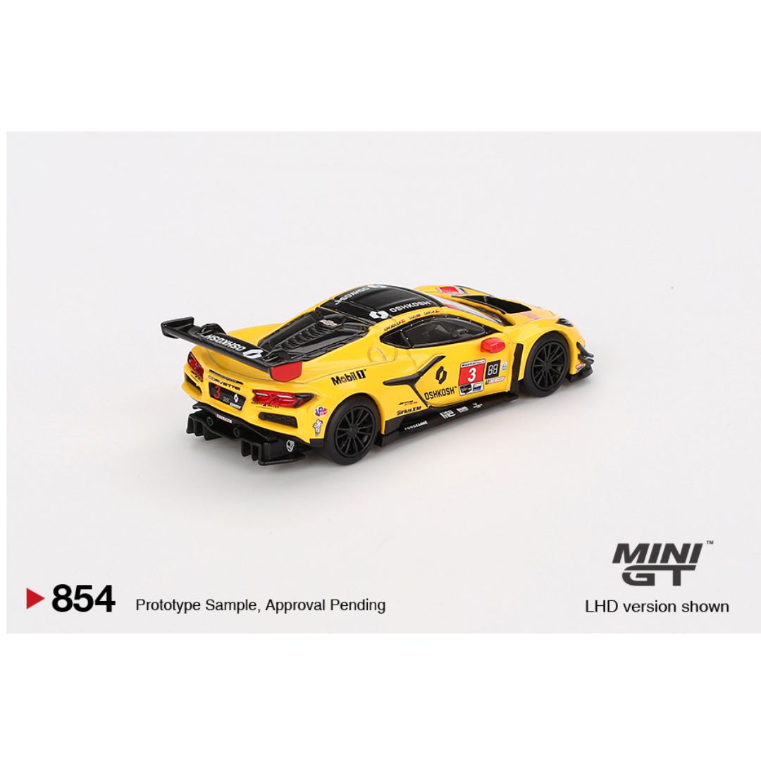 MINI GT #854: Chevrolet Corvette Z06 GT3.R #3 Corvette Racing by Pratt Miller Motorsports 2024 IMSA Daytona 24 Hrs