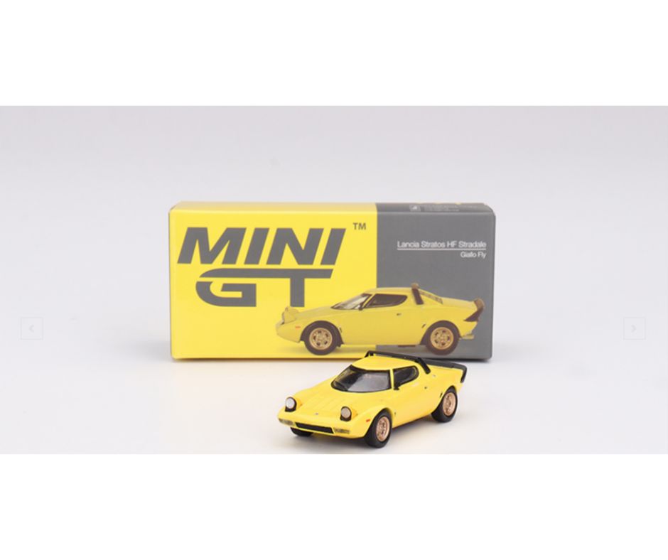 Mini GT #771 : Lancia Stratos HF Stradale Giallo Fly